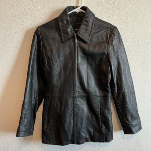 JLC NY Leather Jacket- Size Small